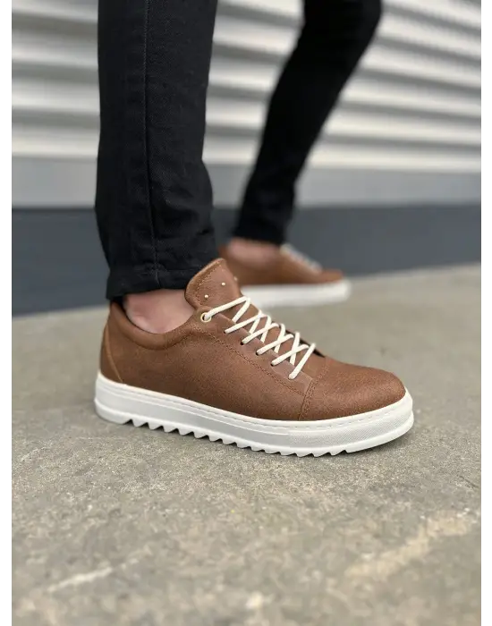 Modern Bağcıklı Cilt Erkek Ayakkabı