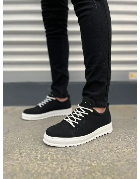 Klasik Günlük Erkek Spor Ayakkabı - Siyah