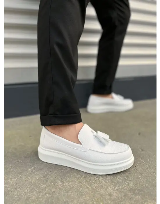 Spor Klasik Erkek Ayakkabı Beyaz