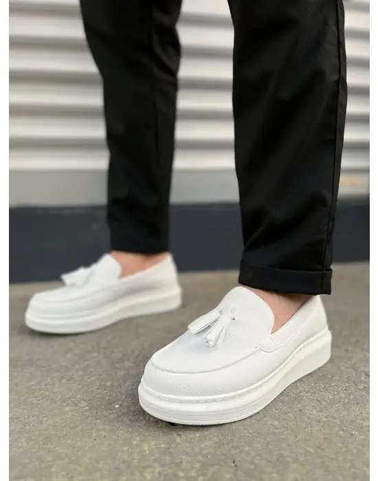 Spor Klasik Erkek Ayakkabı Beyaz