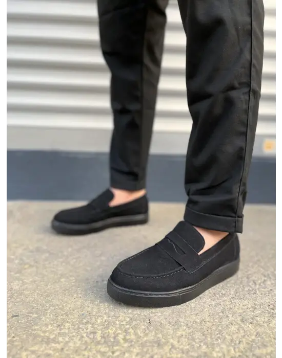 Modern Bağcıksız Süet Erkek Ayakkabı