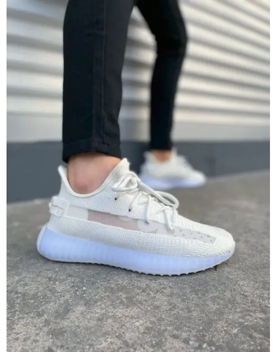 Omarı Pulse Bağcıklı Beyaz Erkek Spor Ayakkabı