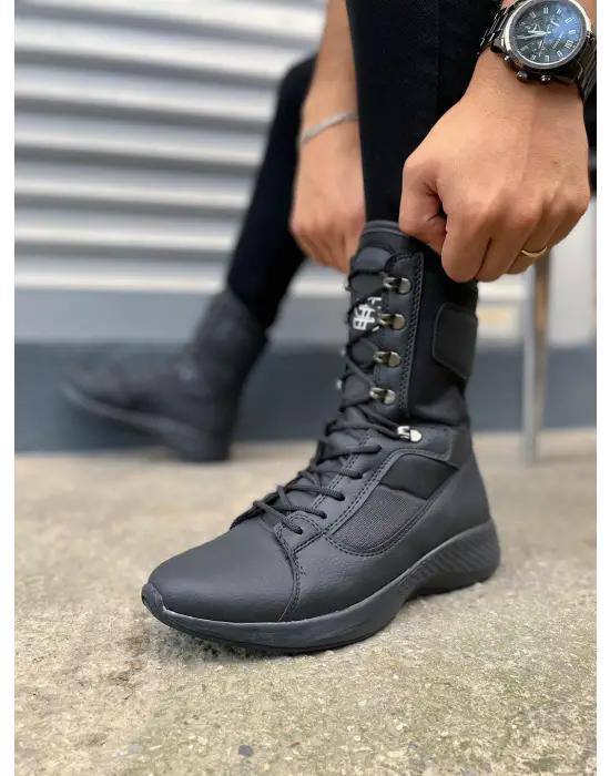 Modern Bağcıklı Erkek Postal Bot