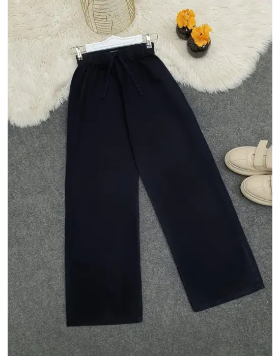 Omarı Rahat ve Şık Bol Paça Kot Pantolon