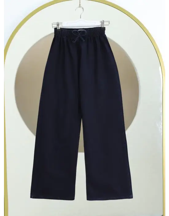 Omarı Rahat ve Şık Bol Paça Kot Pantolon