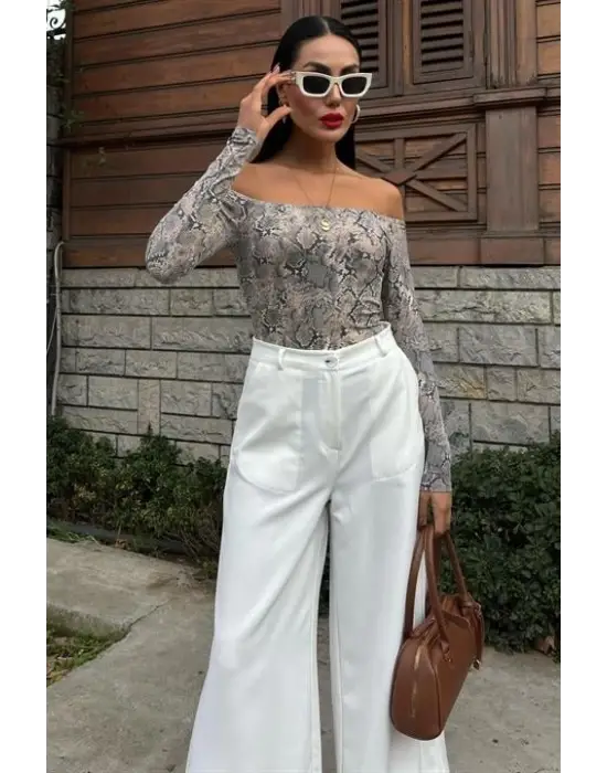 Omarı Rahat ve Şık Bol Paça Pantolon