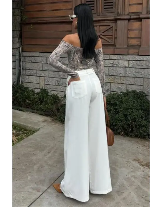 Omarı Rahat ve Şık Bol Paça Pantolon