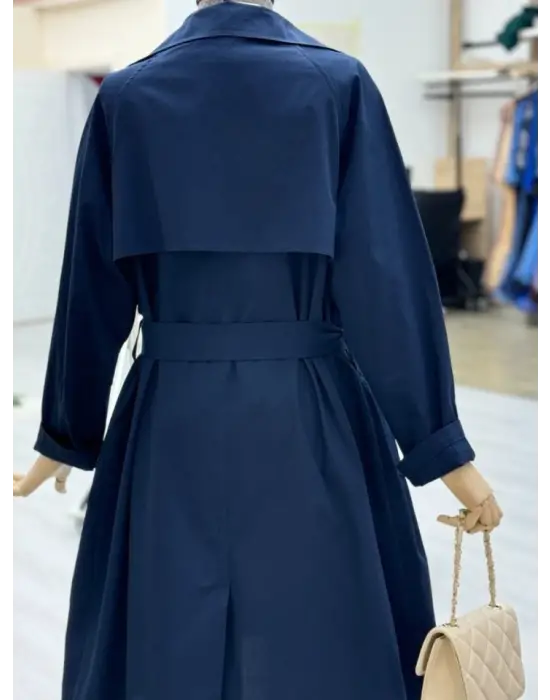 Bolero Detaylı Kemerli Araboy Trençkot -Laci