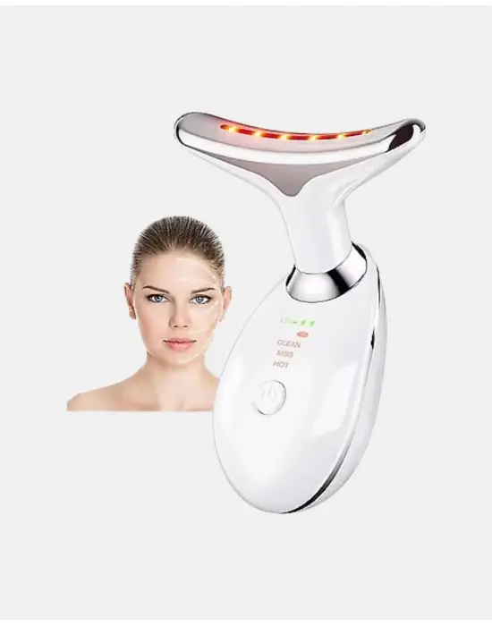 Boyun Ve Gıdı Toparlayıcı Ems Cilt Sıkılaştırıcı 7000 Titreşim Isı Terapisi