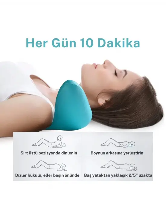 Omarı Yüksek Etkili Boyun ve Omuz Masaj Desteği Cihazı