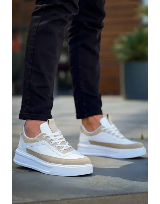 Göz Alıcı Yüksek Taban Bağcıklı Erkek Ayakkabı