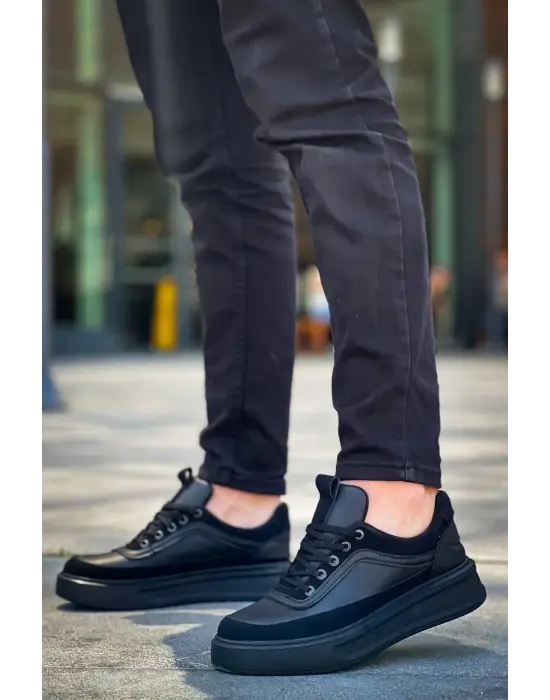 Tarz Yüksek Taban Bağcıklı Erkek Ayakkabı