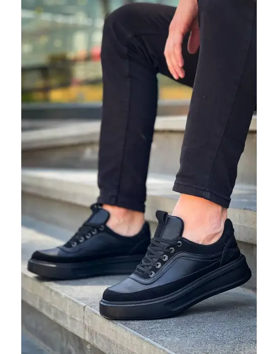 Tarz Yüksek Taban Bağcıklı Erkek Ayakkabı