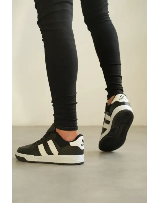 BR-013 Benorra Siyah Beyaz Günlük Erkek Ayakkabı