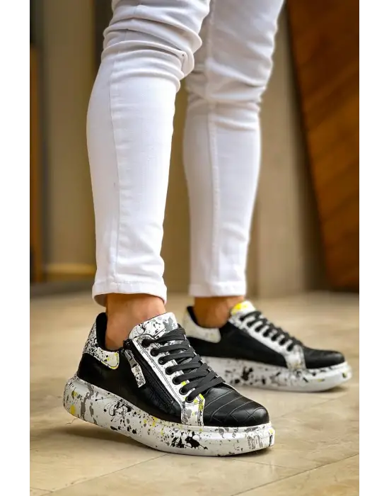 Omarı Crocodile Desenli Günlük Erkek Ayakkabı