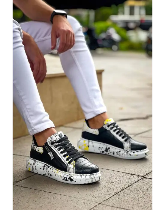 Trend Bağcıklı Crocodile Ayakkabı