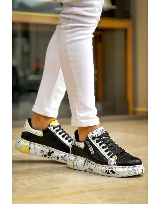 Trend Bağcıklı Crocodile Ayakkabı