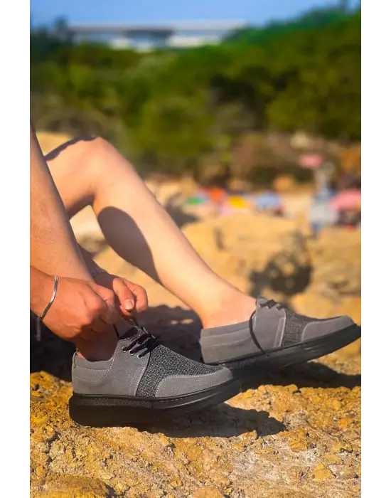 Modern Bağcıklı Günlük Erkek Ayakkabı