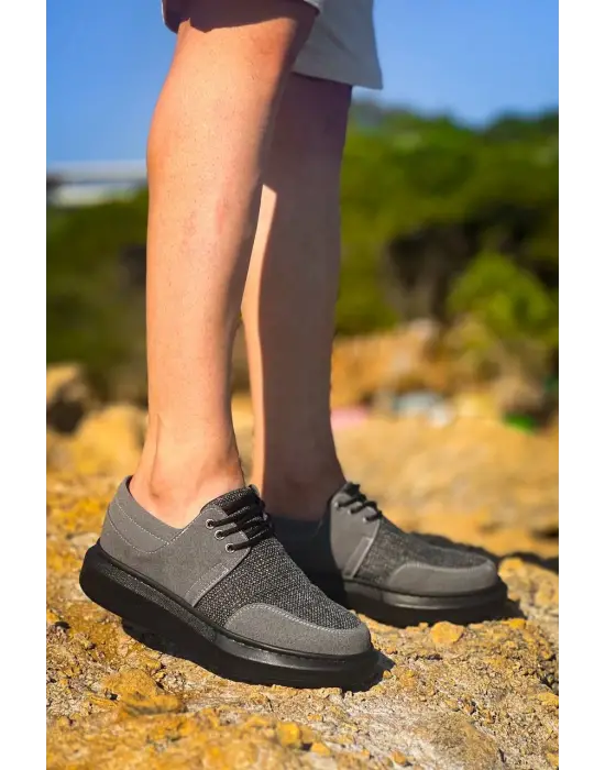 Modern Bağcıklı Günlük Erkek Ayakkabı