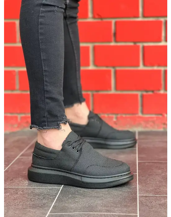 Omarı Kömür Rengi Bağcıklı Günlük Erkek Ayakkabı