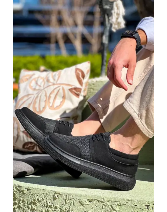 Modern Bağcıklı Deri Erkek Ayakkabı