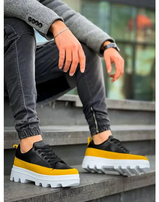 Modern Detaylı Yüksek Taban Spor Ayakkabı