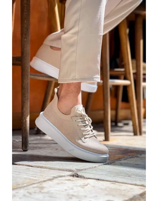 Trend Bağcıklı Triko Erkek Ayakkabı