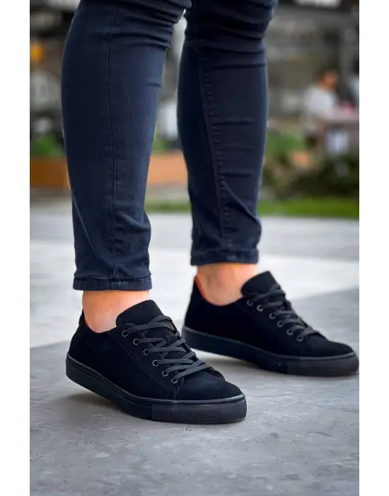 Modern Yüksek Taban Bağcıklı Erkek Ayakkabı