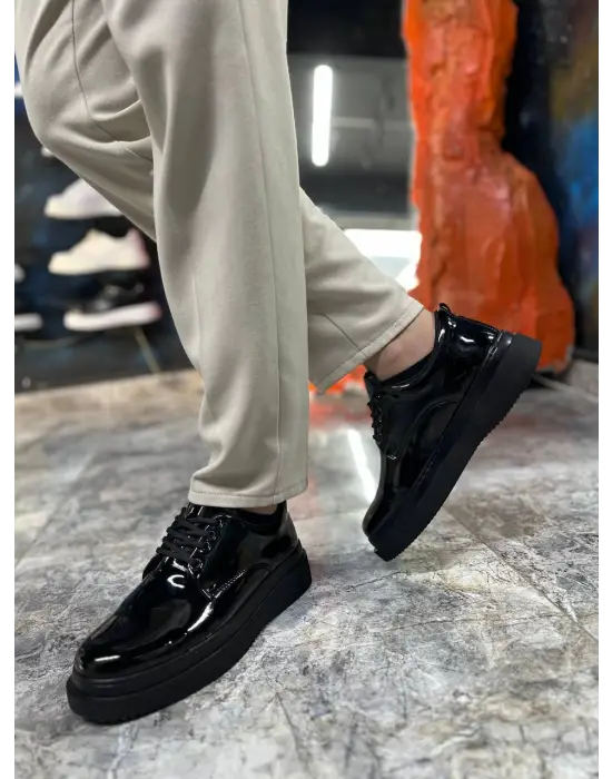 BR-16 Benorra Kömür Rugan Günlük Erkek Ayakkabı