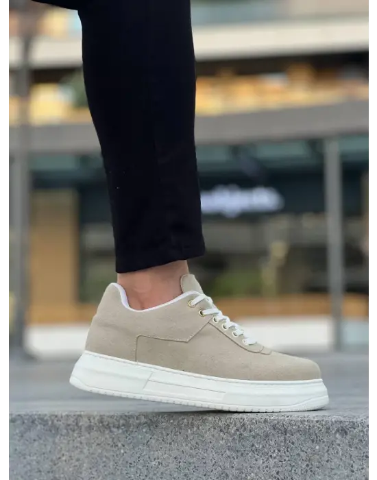 BR-20 Benorra Bej Süet  Günlük Erkek Ayakkabı