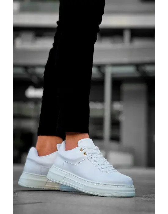 BR-20 Benorra Beyaz Cilt Günlük Erkek Ayakkabı