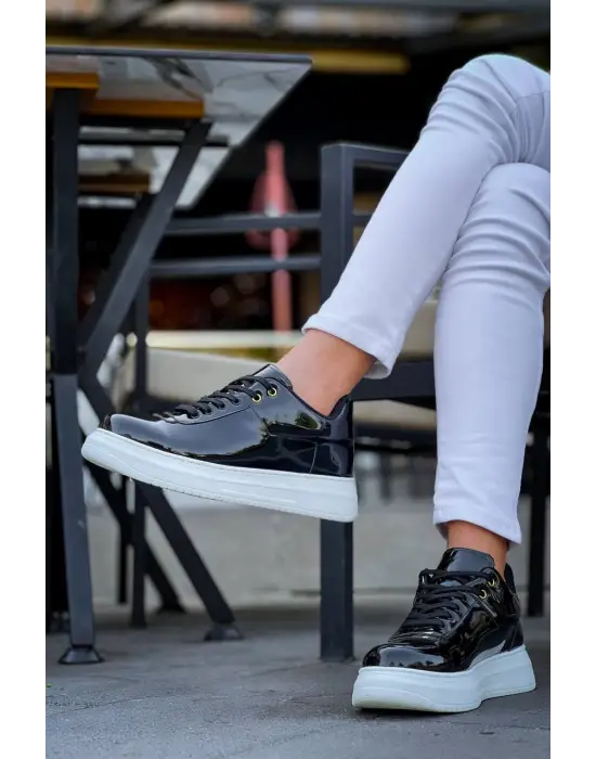 BR-20 Benorra Siyah Rugan  Günlük Erkek Ayakkabı