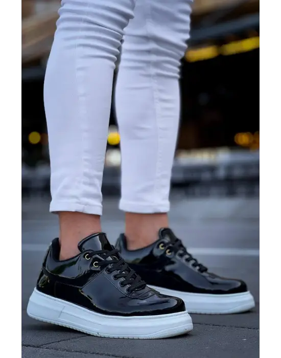 BR-20 Benorra Siyah Rugan  Günlük Erkek Ayakkabı