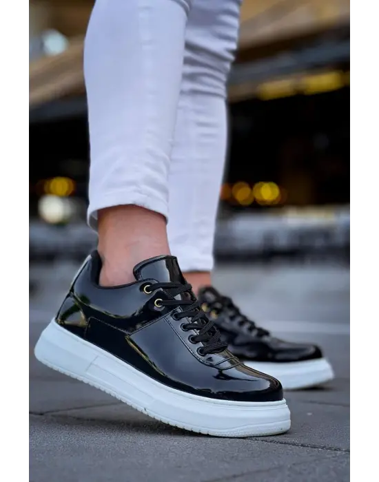 BR-20 Benorra Siyah Rugan  Günlük Erkek Ayakkabı