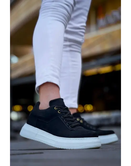 BR-20 Benorra Siyah Süet  Günlük Erkek Ayakkabı