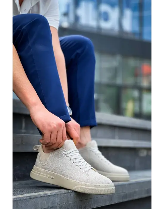 Modern Yüksek Taban Erkek Spor Ayakkabı