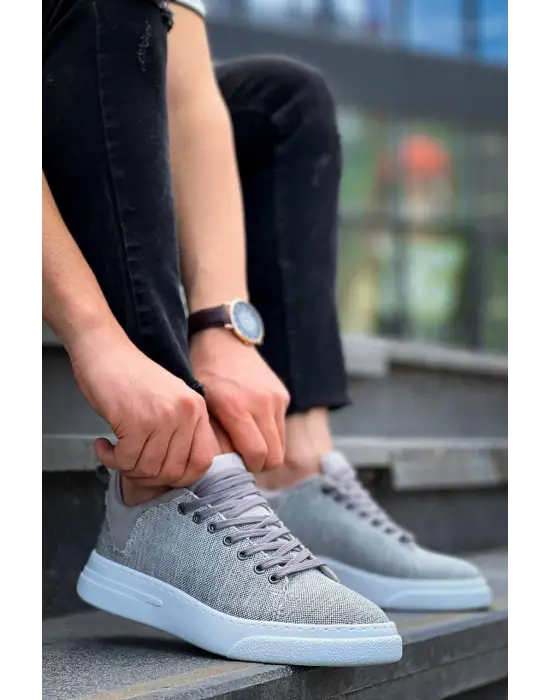 Yüksek Taban Günlük Erkek Spor Ayakkabı