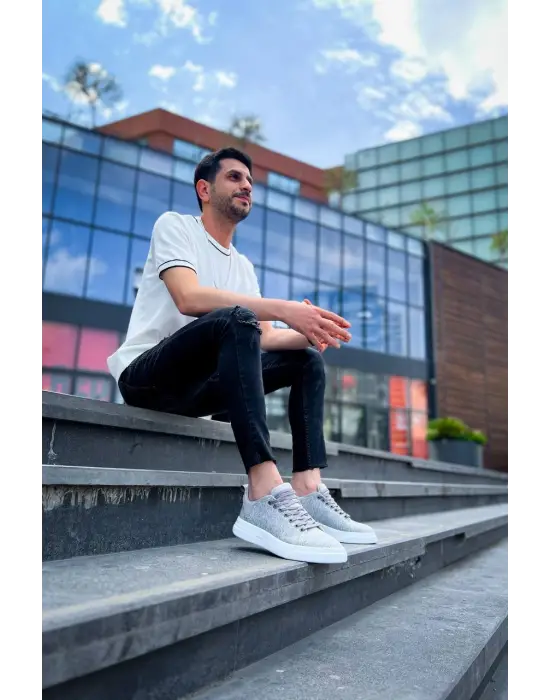 Yüksek Taban Günlük Erkek Spor Ayakkabı