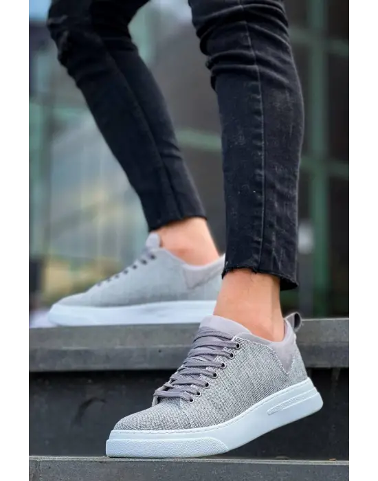 Yüksek Taban Günlük Erkek Spor Ayakkabı