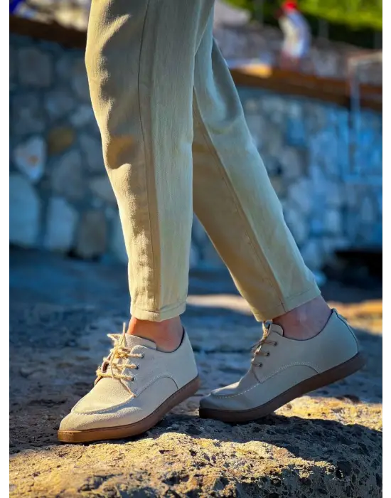 Omarı Süet Bağcıklı Erkek Günlük Ayakkabı