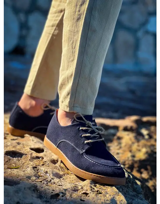 Göz Alıcı Süet Bağcıklı Erkek Ayakkabı