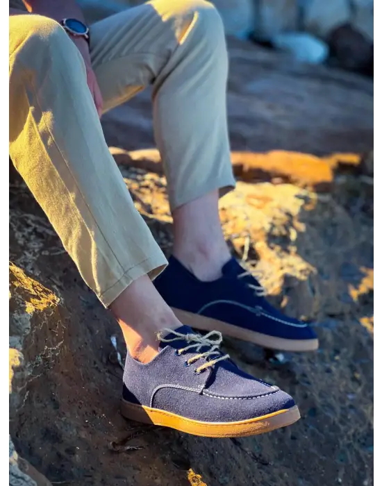 Göz Alıcı Süet Bağcıklı Erkek Ayakkabı