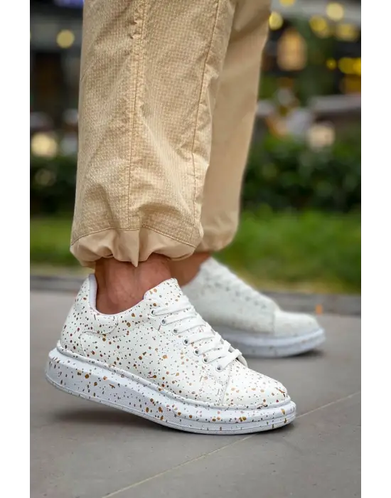 Modern Gold Bağcıklı Erkek Ayakkabı