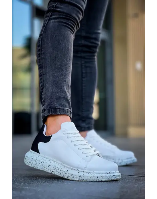 Trend Yüksek Taban Bağcıklı Erkek Ayakkabı