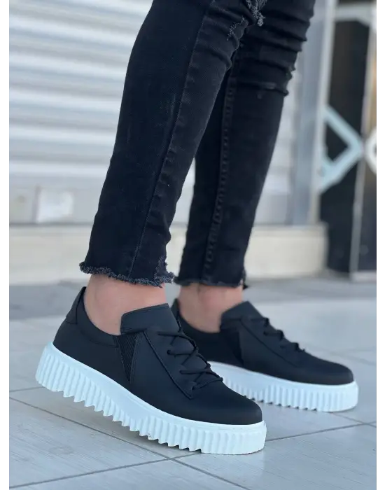 Modern Cilt Ayakkabı Taban Detaylı Bağcık Erkek