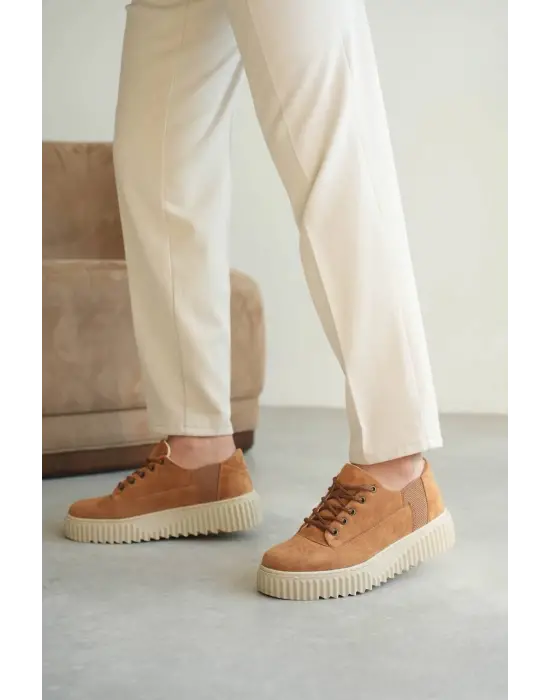 Taba Süet Günlük Erkek Ayakkabı