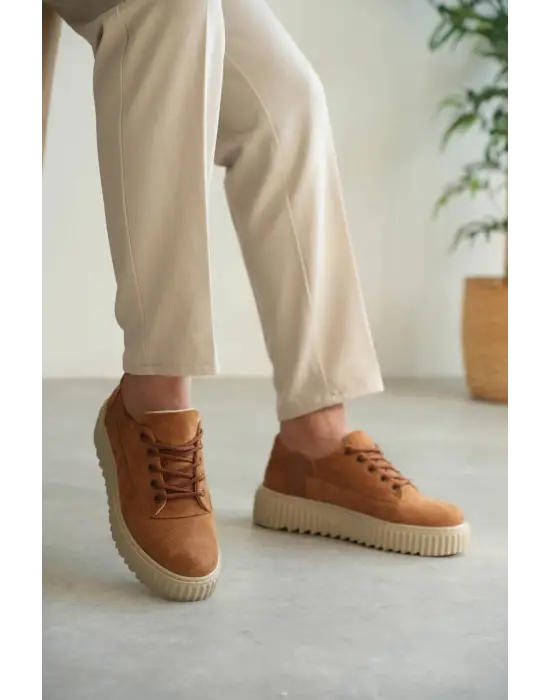 Taba Süet Günlük Erkek Ayakkabı