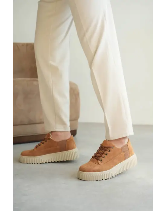 BR-516 Benorra Taba Süet Günlük Erkek Ayakkabı