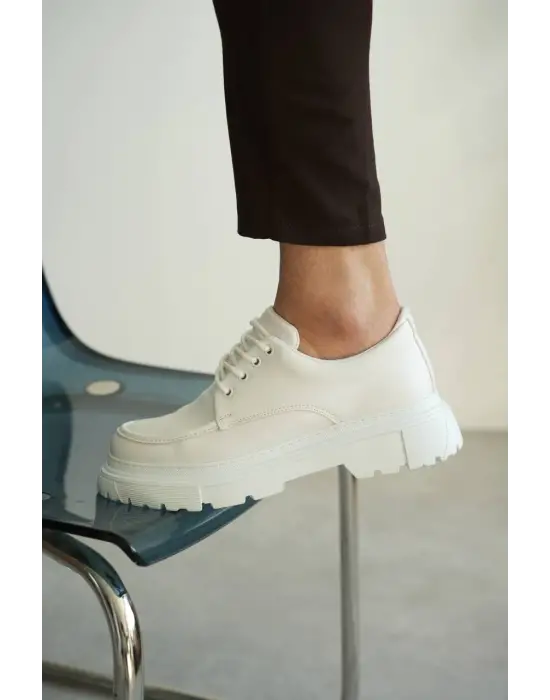 Dikkat Çekici Beyaz Günlük Erkek Ayakkabı