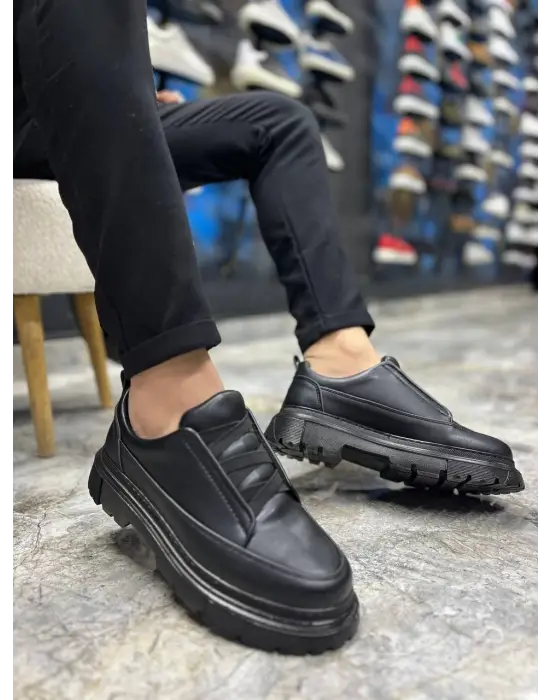 BR-703 Benorra Kömür Cilt Lastikli Günlük Erkek Ayakkabı